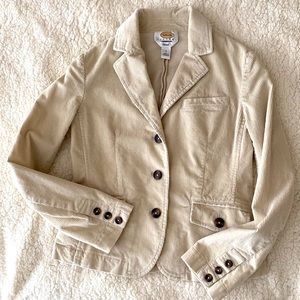 Talbots corduroy blazer